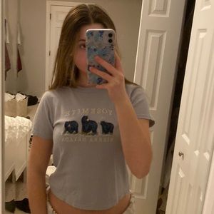 brandy melville baby tee